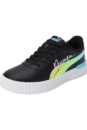 PUMA Carina 2.0 Crystal Wings Jr, Scarpe da Ginnastica, Nero Team Aqua Bianca, 37.5 EU