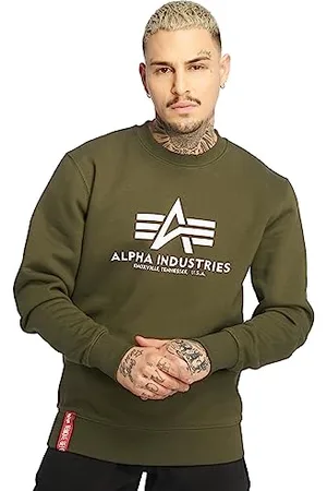 Alpha Industries Basic Sweater Felpa da Uomo Maglione, , XL
