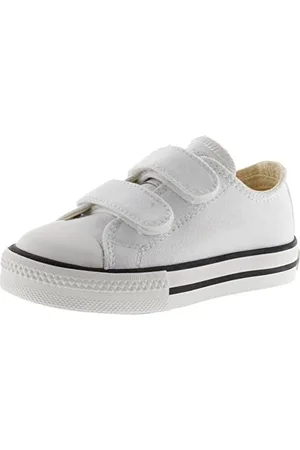 victoria Sneaker Unisex Tribu Tela & Punta in Gomma & Strappo 106555 per Bambini Blanco 22