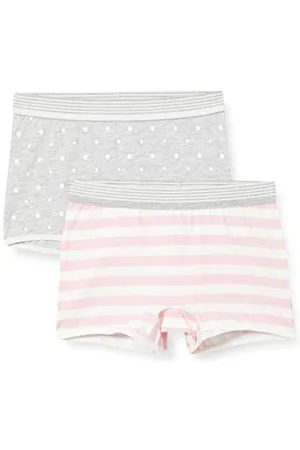 Sanetta Shorts im Doppelpack Grau Mutande da Uomo, , 128 cm Bambina