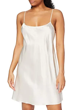 Palmers Nachthemd aus Seide Silky Nights Camicia da Notte, (Elfenbein (Pearl 224), Taglia Produttore: S (36-38 Donna