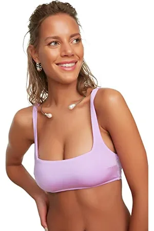 Trendyol Top Bikini in Maglia Senza Spalline Donna Costumi da Bagno, , 34