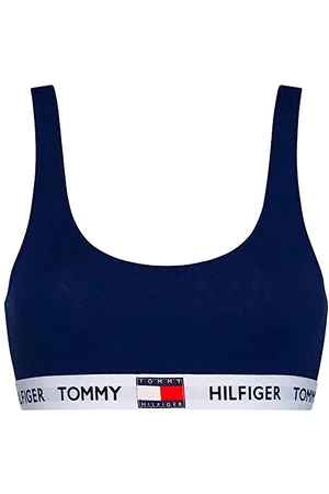 Tommy Hilfiger Bralette Donna Elasticizzata, (Navy Blazer), L