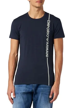 Emporio Armani Maglietta da Uomo con Logo Laterale T-Shirt, , M