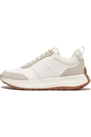 FitFlop F-Mode Flow Tessuto/Camoscio/Pelle Sneakers Flatform, Scarpa Donna, , 39 EU