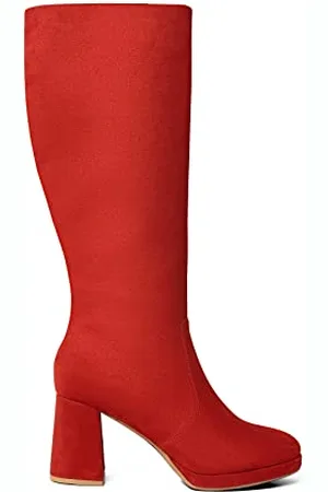 Joe Browns Stivali Alti al Ginocchio con Plateau Vintage retrò, Altezza Donna, , 39 EU