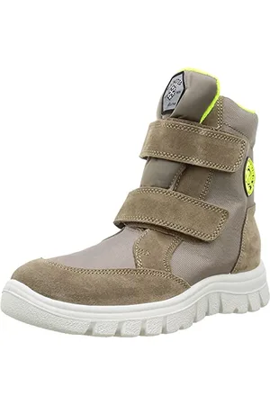 Naturino GEMINAE, Stivali da Neve Uomo, Tobacco-Yellow Fluo, 39 EU