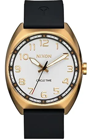 Nixon Orologio Analogico al Quarzo Uomo con Cinturino in Silicone A1365-1809-00