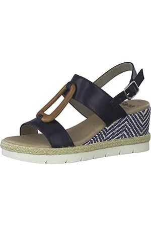 Jana 8-8-28371-20, Sandali con tacco Donna, Blu (Navy), 38 EU Larga