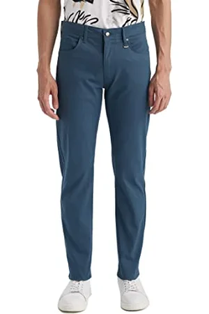 DeFacto R0298az, Pantaloni Chino Uomo, (D.Green), 32W / 30L