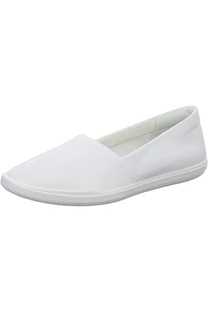 Ecco Simpil W, Mocassini, Donna, Bianco (White 1007), 35 EU