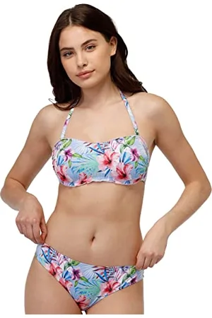 Lovable Reggiseno Fascia con Imbottitura Estraibile Colorful Printed Micro Bikini, , 34C Donna