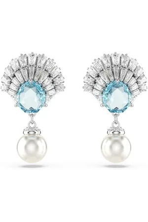 Swarovski Orecchini pendenti Idyllia, Conchiglia, , Placcato rodio