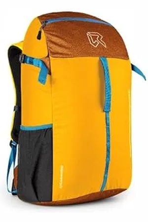 ROCK EXPERIENCE REUB03191-D076 SALAMANDRE EVO UNISEX Zaino sportivo O307 GOLDEN OAK MEL.+ 0584 CADMIUN YELLOW