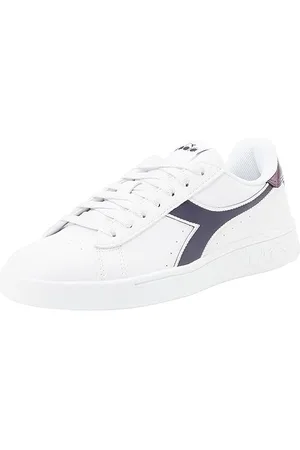 Diadora TORNEO Wn, Scarpe da Ginnastica Donna, White/Classic Navy, 36 EU