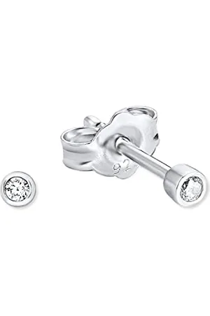 Amor Orecchini 925 Sterling per Donna, con Zirconia sintetica, 0,3 cm, , Confezionato in Scatola Regalo per Gioielli, 9061938