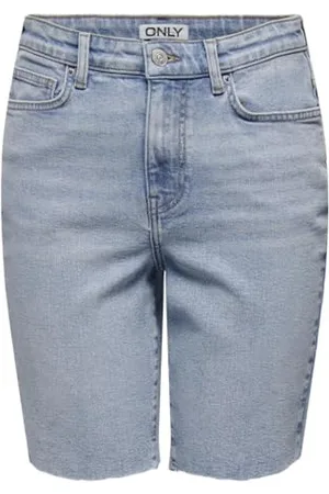 ONLY ONLEMILY HW Long DNM Shorts CRO741 Noos Pantaloncini di Jeans, , 34 Donna