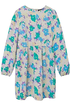 NAME IT Nlffilower LS Dress Vestito, , 146 Bambina