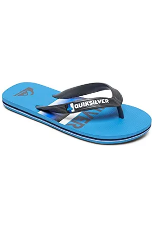 Quiksilver Molokai Slab Youth, Scarpe da Spiaggia e Piscina, Grigio (Grey/Blue/Blue Xsbb), 28 EU