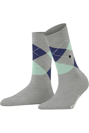 Burlington Covent Garden W SO cotone fantasia 1 paio, Calzini Donna, (Flint Grey 3620) nuovo - ecologico, 36-41