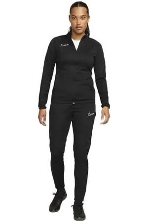 Nike FD4120-010 W NK DRY ACD TRK SUIT Tuta da ginnastica Donna BLACK/WHITE Taglia M
