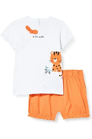 chicco Set 2 Pezzi Composto Da T-shirt e Pantaloncini Corti, Bimba 0-24, 3 mesi, (622)