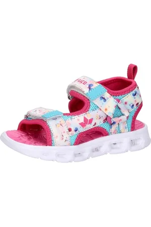 LICO Spotlight V Blinky, Sandali Bambina, Rosa, Bianco, Turchese, 28 EU