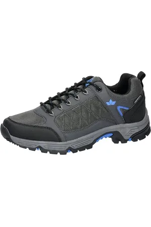 LICO Indianapolis, Scarpe da Trekking Uomo, Grigio/Blu, 41 EU