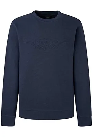 Hackett Hackett Sono Equipaggio in Rilievo Maglia di Tuta, (Navy), XXXL Uomo