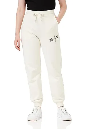 Armani Exchange French Terry Logo Sweatpant Joggers Pantaloni di Tuta, , S Donna