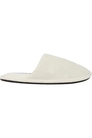 Emporio Armani CHENILLE MONOGRAM SLIPPERS Women