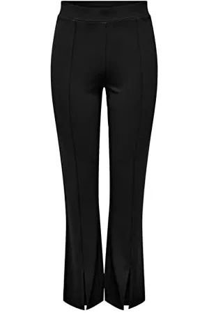JDY Pretty Flare Slit Pantaloni Jrs Noos, , XL Donna