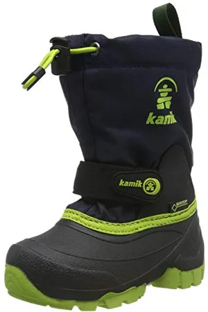 Kamik Waterbug9g, Stivali da Neve Unisex-Bambini, Blu (Navy Lime Nlm), 25 EU