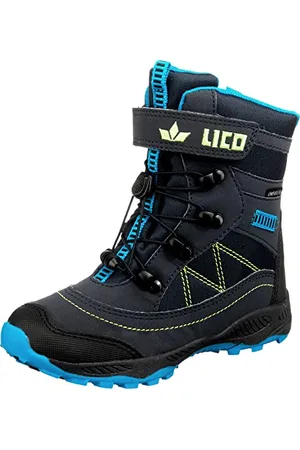 LICO Sundsvall Vs, Stivali da Neve, Marine/Blau/Lemon, 30 EU