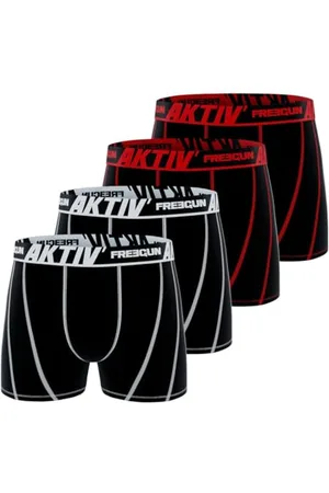 Freegun Fgakt/1/Bcx4 Boxer Corti, , XL (Pacco da 4) Uomo