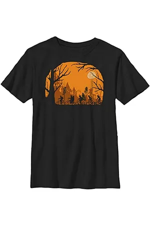 Stranger Things Stranger Haunt Maglietta a Maniche Corte T-Shirt, , Taglia Unica Unisex-Bambini e Ragazzi