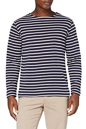 Armor.lux Armor Lux Mariniera Houat Héritage Homme T-Shirt, Nave/Natura, L Uomo