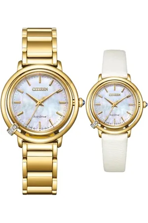 Citizen Orologio Analogico al Quarzo Giapponese Donna con Cinturino in Acciaio Inossidabile EM1092-64D