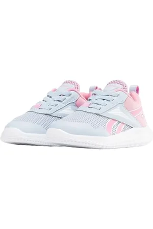 Reebok Rush Runner 5 TD, Sneaker Bimba 0-24, PALBLU/Ftwwht/JASPNK, 21.5 EU