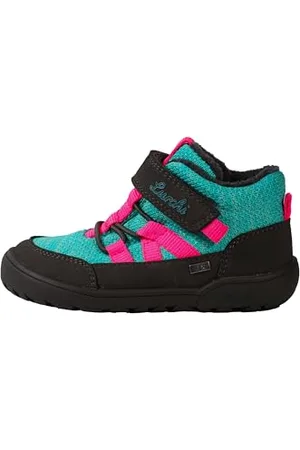 Lurchi 84L0013003, Scarpe da Ginnastica Unisex-Bambini, Turkis-Pink, 24 EU