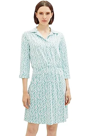 TOM TAILOR Abito in Jersey con Motivo, , 52 Donna