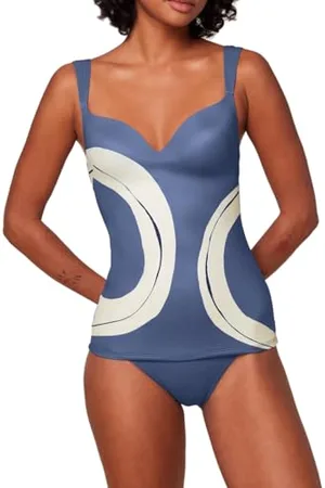 Triumph Donna Summer Allure WP Tankini, Tankini Top, Blue Combination