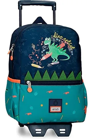 Enso Dino artist School Zaino con Trolley 25x32x12 cm Poliestere 9,6L