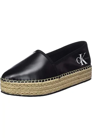 Calvin Klein Jeans Espadrillas Donna Scarpe in Tela, (Black), 40 EU