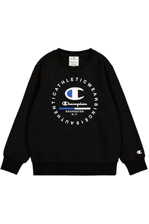 Champion Legacy Graphic Shop B (306838) -Ultra-Light Soft Compact Powerblend Fleece Crewneck Felpa, , 15-16 Anni Bambino