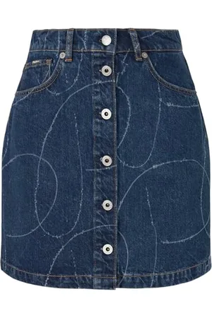 Pepe Jeans Winnie Logo, Gonna Donna, (Denim),S