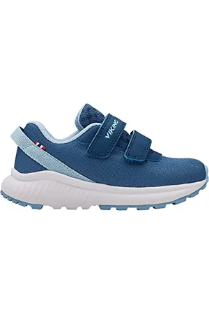 Viking Aery Jolt Low, Scarpe da Passeggio Unisex - Bambini e ragazzi, Blu (Denim Light Blue), 20 EU