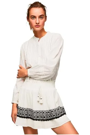 Pepe Jeans Bretta, Blusa Donna, (White),XL