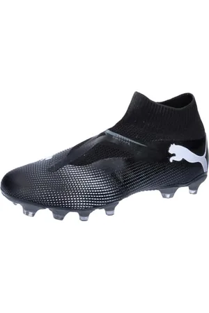 PUMA Future 7 Match+ LL FG/AG, Soccer Shoe Uomo, Black White, 44.5 EU