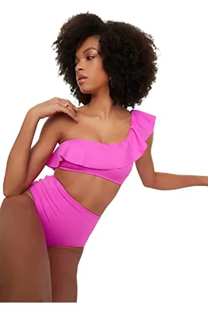 Trendyol Top Bikini Monospalla del volano, , 0 Donna